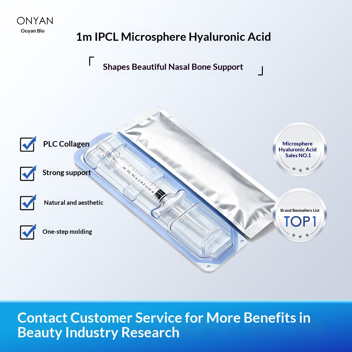 PCL Polycaprolactone Microsphere Filler (1ml) | Collagen Stimulator & HA Hybrid for Facial Sculpting