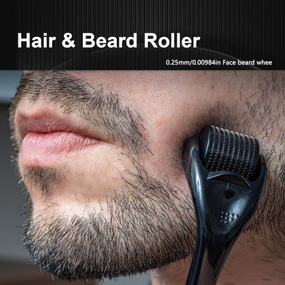 540 Microneedle Roller – Facial Serum Penetration, Scalp & Beard Massage – Medical Grade Derma Roller for Home & Salon Use