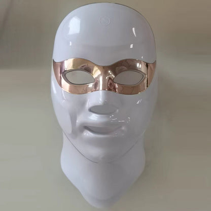 Cat Eye LED Face & Neck Light Therapy Mask – 121 LEDs, Wireless, Touch Control