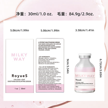 10% AHA Resurfacing Serum - Smoothing, Hydrating & Calming with Oat Extract