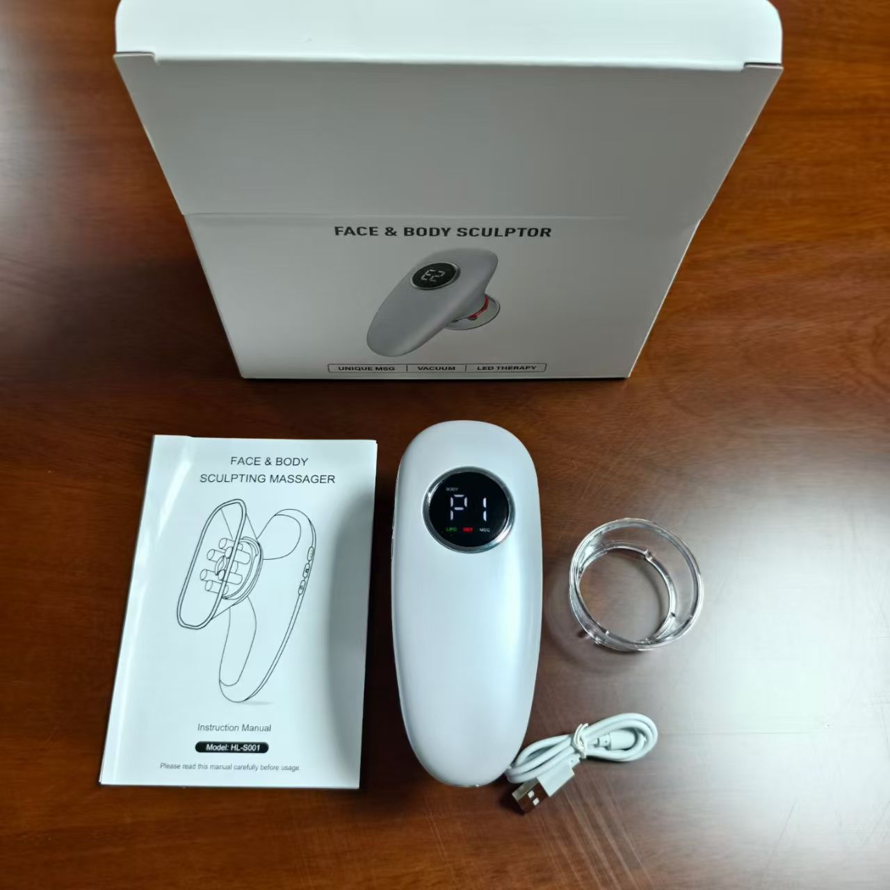 Electric Negative Pressure Massager – EMS Body Sculpting Tool, Cupping & Scraping Therapy, Rechargeable