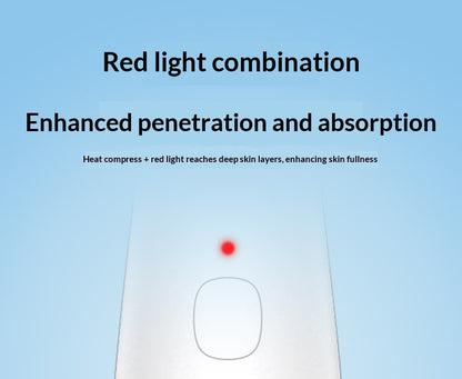 Hot & Cold Therapy Facial Massager | LED Light Therapy & Essence Infusion Device | Eye Care & Skin Lifting Beauty Tool