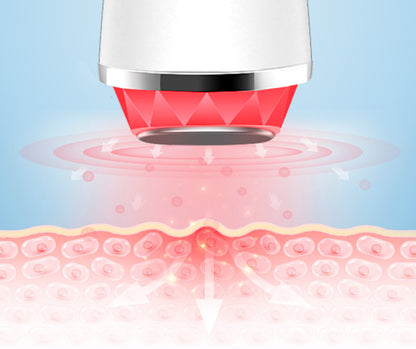 Hot & Cold Therapy Facial Massager | LED Light Therapy & Essence Infusion Device | Eye Care & Skin Lifting Beauty Tool