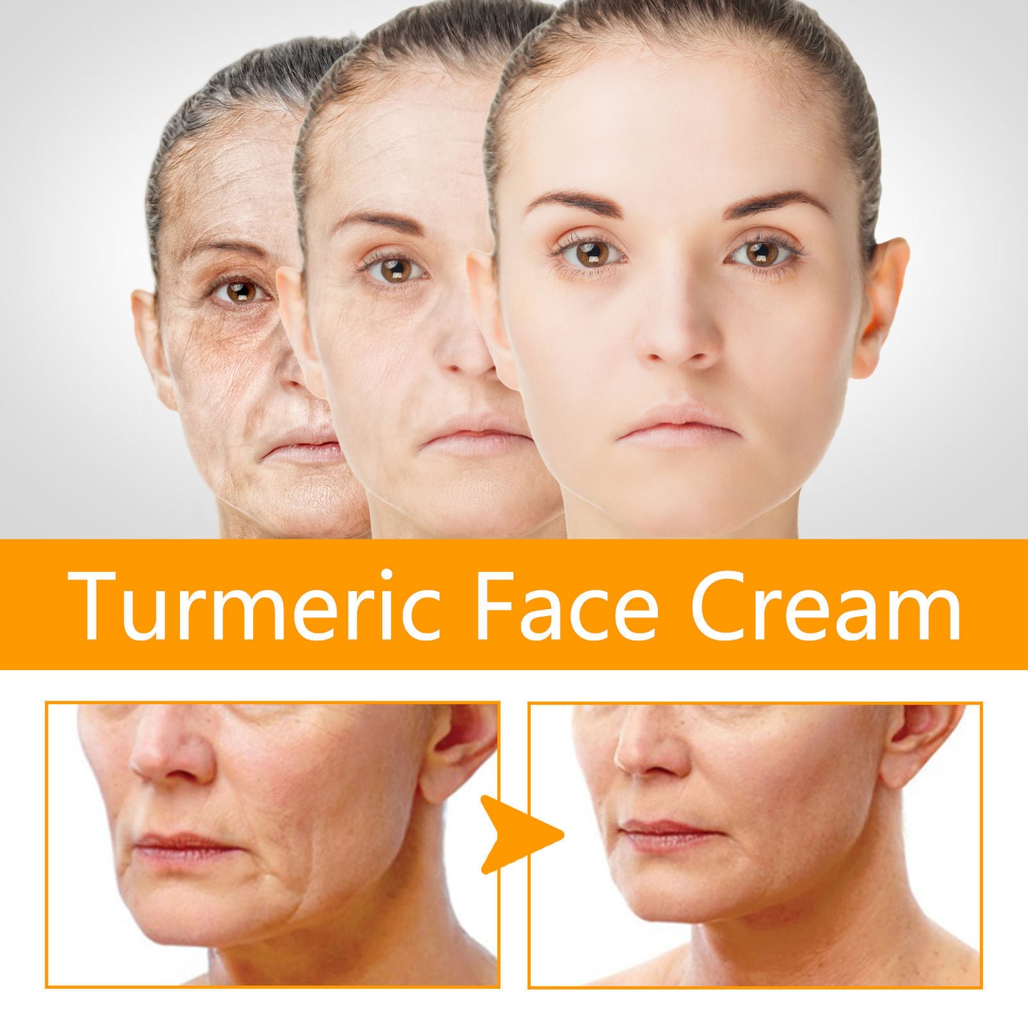 Turmeric Firming Face Cream | Anti-Wrinkle, Brightening & Skin-Smoothing Moisturizer