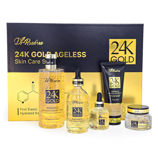 24K Gold Radiance Anti-Aging Skincare Set | Firm, Brighten & Rejuvenate Your Skin