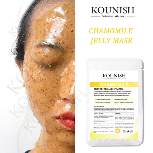 Salon-Grade Jelly Gel Mask Powder | Rose/Collagen/Chamomile/Lavender Crystal Hydrating Mask | Oil-Control & Moisturizing Home Spa Kit