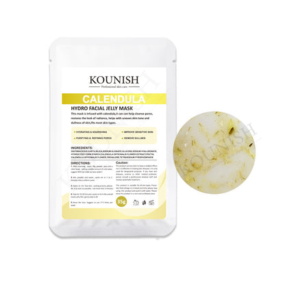 Salon-Grade Jelly Gel Mask Powder | Rose/Collagen/Chamomile/Lavender Crystal Hydrating Mask | Oil-Control & Moisturizing Home Spa Kit